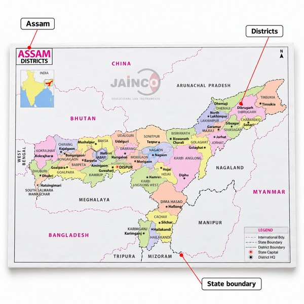 Assam and N.E. States Chart